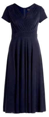 Produktbild von Vera Mont Damen Cocktailkleid im Glitzer-Look 44, Night Sky