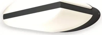 Produktbild von Osram Endura, Wandbeleuchtung für den Außenbereich, Schwarz, Grau, Aluminium, IP44, Garten, Terrasse, I
