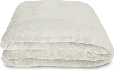 Produktbild von NYVI Kuscheldecke CozyFleece 150x200 cm Creme - Wolldecke Flauschig, Warm, Weich, Fusselfrei - Fleecedecke für Couch, Bett, Sofa - Wohndecke, Sofadecke, Couchdecke, Blanket