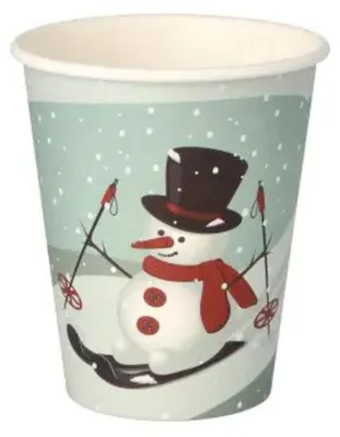 Immagine prodotto di STARPAK 89846 50 STARPAK Einweg-Trinkbecher Snowman 0,2 l