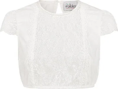 Produktbild von Dirndlbluse Kurzarm Emanuelle in Creme von Nübler Größe 38