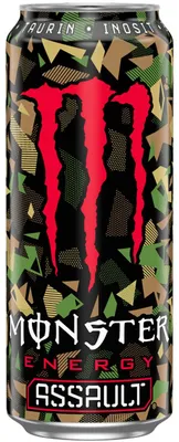 Obrázek produktu pro Nealkoholický nápoj Monster Assault s taurinem a guaranou 500ml