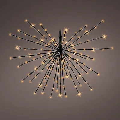 Produktbild von Kaemingk Lumineo LED-Polarstern 160 LED klassisch warm außen 70 cm schwarz