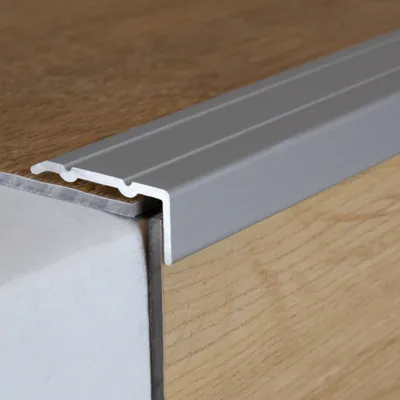 Produktbild von PROVISTON | Treppenkanten- & Winkelprofil | Aluminium | 24.5 x 10 x 1000 mm | Silber | Winkelprofil