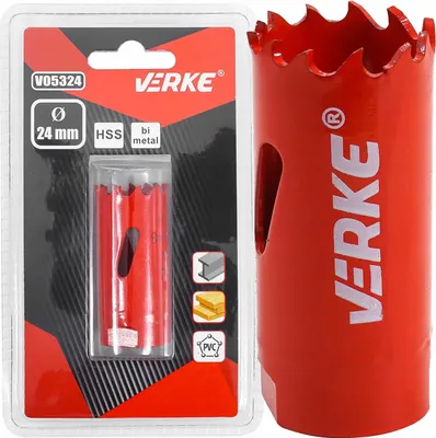 Obrázek produktu pro Bimetalový korunkový vrták do kovu a dřeva 24 mm 60069
