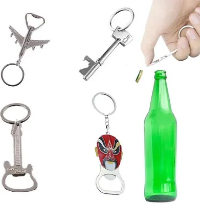 Zdjęcie produktu dla Lekka, cynkowa stop – akcesoria do otwieraczy do butelek, personalizowane dekoracje, pomysł na prezent