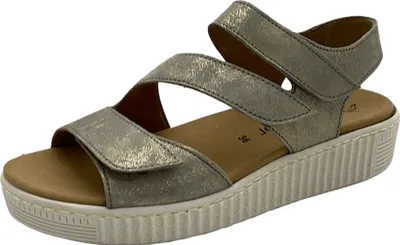 Produktbild von Gabor Damen Komfort Sandalen Keil F-Weite 43.600 Grau