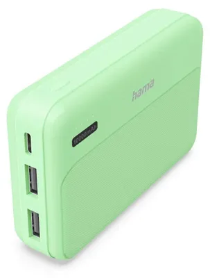 Produktbild von Hama Pocket 10, 10000 mAh, Lithium Polymer (LiPo), Grün