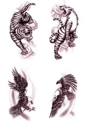 Produktbild von Herma 6746 Classic Tattoos - Black Art