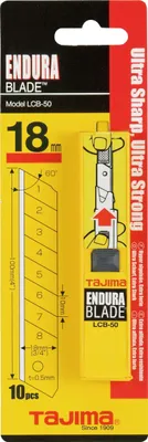 Produktbild von Tajima Cutterklinge 18 mm LB-50CD, 10 Stk.