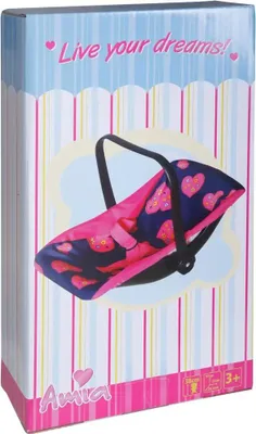 Produktbild von Amia Puppenautositz - für Puppen bis 38cm, 37x23x34.5cm