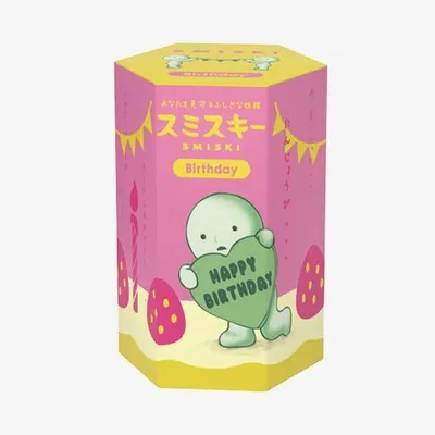 Produktbild von Smiski Sammelfigur Birthday Series Box zum 10. Geburtstag, im Dunkeln leuchtend
