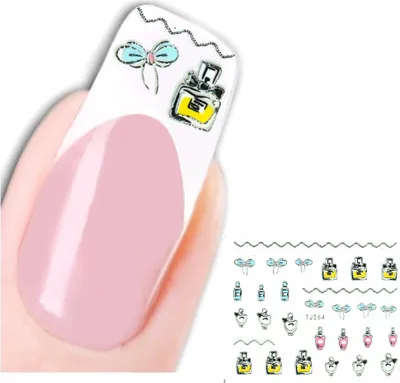 Produktbild von 3D Nagel Sticker Nail Art Aufkleber Parfüm Nagellack Design