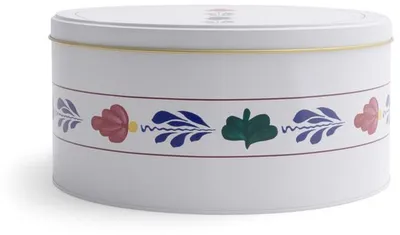 Productafbeelding van Boerenbont Koekjestrommel koekblik rond 24cm