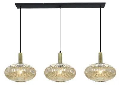 Produktbild von Olucia – Design-Pendelleuchte, Bernstein, Charlois
