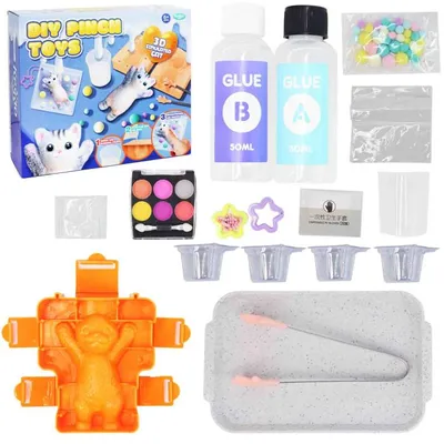 Zdjęcie produktu dla Zestaw Kreatywny Do Robienia Gniotków Squishy Masa Slime Diy Kotek