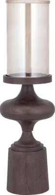 Produktbild von PTMD - Kerzenständer Wertin - Braun - 19x19x66cm