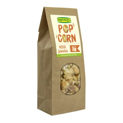 Obrázok produktu pre Rapunzel Popcorn mit weisser Schokolade, Hríbovité, 100 g, 1 kusov, Čokoláda, 0,27 g, 2189 kJ
