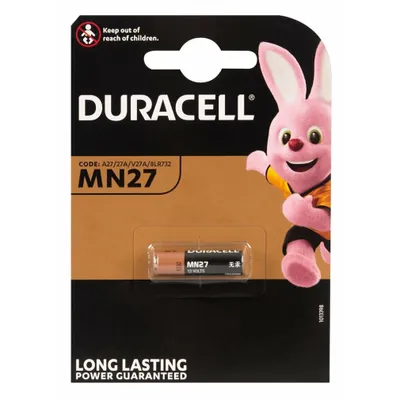 Image de Piles Duracell 27A 10x1er