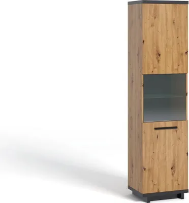 Obrázek produktu pro Vysoká vitrína s prosklenou částí ISOLDA