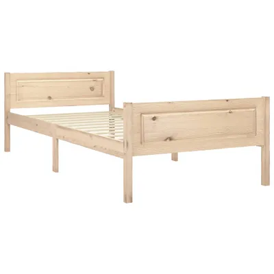 Immagine prodotto di vidaXL Letto in legno massiccio di pino 90x200 cm