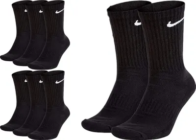 Produktbild von 8 Paar Nike Herren Damen Socken - Farbe: Schwarz - Größe: 34-38