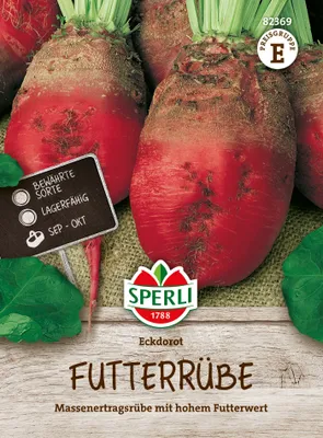 Produktbild von SPERLI Futterrüben Samen Eckdorot Beta vulgaris var. vulgaris 70 lfd. Meter