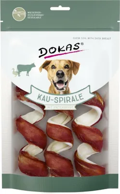 Produktbild von Dokas Kauspirale mit Entenbrust 110g