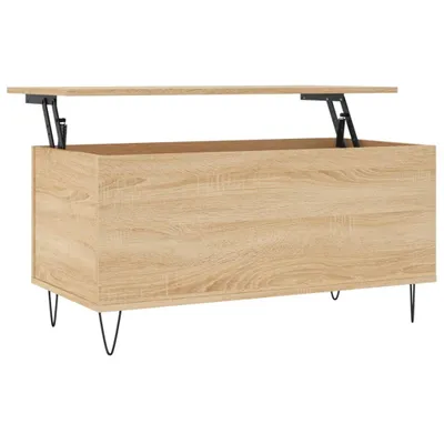 Immagine prodotto di Tavolino Salotto Rovere Sonoma 90x44,5x45 cm Legno Multistrato