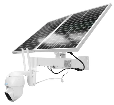 Immagine prodotto di Kit di telecamera di videosorveglianza PTZ con pannello solare, risoluzione 2MP, connessione GSM 4G e