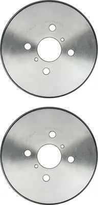 Produktbild von 2 Bremstrommeln Ø 243 mm Ø 8 mm HELLA passend für u.a. TOYOTA YARIS