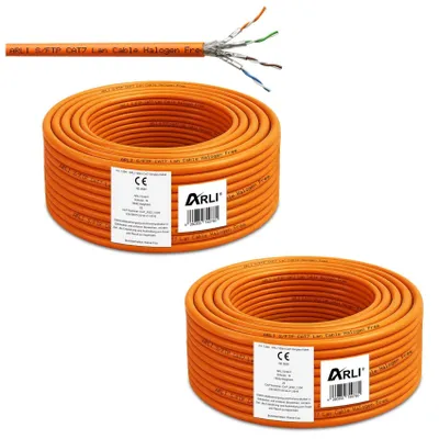 Produktbild von ARLI Cat7 200 m Verlegekabel Cat 7 Kabel ( 2 x 100 m )