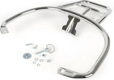 Image de Support de top case arrière (pour top case Piaggio d'origine) Moto Nostra Vespa GT, GTL, GTV, GTS, GTS Super, GT60 125-200-250-300cc chrome