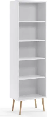 Produktbild von Regal Bolea 46 cm auf Holzbeinen - weiß