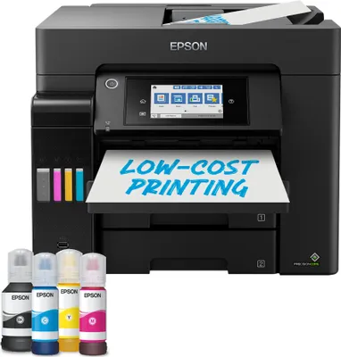 Produktbild von EcoTank ET-5855 DIN-A4-Multifunktions-Wi-Fi-Tintentankdrucker mit Fax