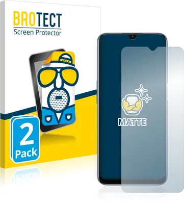 Produktbild von 2x BROTECT Schutzfolie für Oppo A16s Displayschutz Displayschutzfolie Folie Matt Entspiegelungsfolie