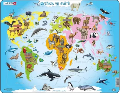Image de ANIMAUX DU MONDE 28 d. EDU Puzzle