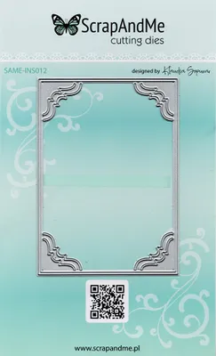 Produktbild von SCRAPANDME - Stanzform Präge Stanzschablone Cutting Die - Fotorahmen  INS012