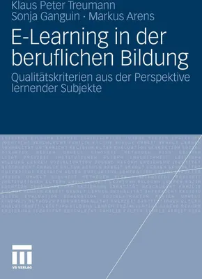 Produktbild von E-Learning in der beruflichen Bildung