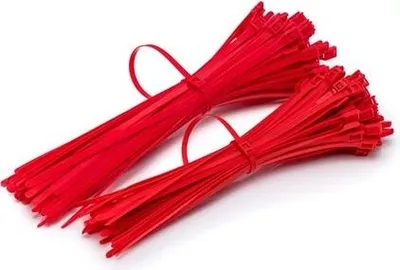 Produktbild von Kabelbinder für Spielzimmer 400/8 mm Rot