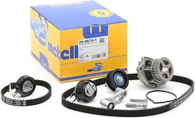 Produktbild von METELLI 30-0674-1 Zahnriemensatz + Wasserpumpe für VW Golf IV Schrägheck (1J1) GOLF VI (5K1) Golf V Schrägheck (1K1) POLO (9N) Polo Schrägheck