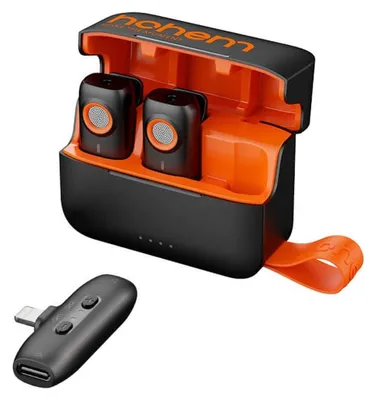 Zdjęcie produktu dla Hohem microphone (2TX + 1RX + charging case)