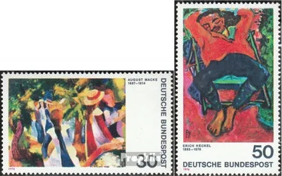 Produktbild von Briefmarken BRD (BR.Deutschland) 1974 Mi 816-817 (kompl.Ausgabe) postfrisch Deutscher Expressionismus (II)