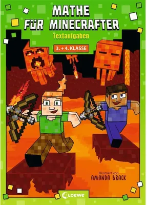 Obrázok produktu pre Mathe für Minecrafter - Textaufgaben 3. und  4. Klasse