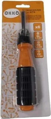 Produktbild von Screwdriver Yf-40802 6 Pcs Bits Haushalt