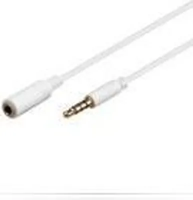 Zdjęcie produktu dla Microconnect IPOD003A, 3.5mm, Męska, 3.5mm, Żeńska, 1 m, Biały