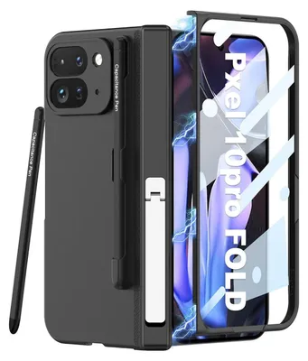 Obrázek produktu pro Pro Google Pixel 10 Pro Fold GKK Magnetické celoplošné pouzdro s perem Black