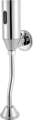 Produktbild von Automatisches Urinal-Spülventil mit Sensor - Wandmontage - 4×AA Batterien 6V DC - Kupfer - Einstellbarer Erfassungsbereich 55–65 cm - G1/2 (DN15) - Silber