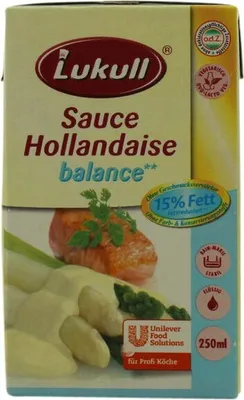 Zdjęcie produktu dla Lukull Sauce Hollandaise balance Soße 250,0 ml