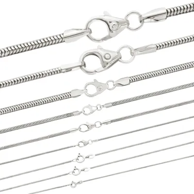 Produktbild von Silberkette Schlangenkette Länge 55cm - Breite 1,9mm - 925 Silber
